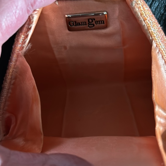 Glam Gem orange beaded handbag - Picture 7 of 11